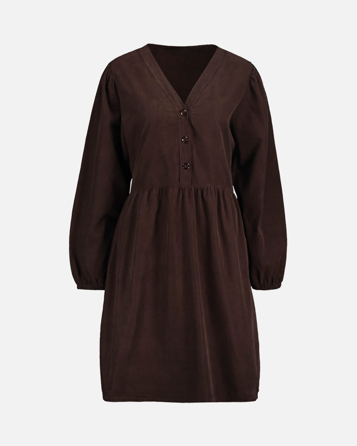 FLOYD Kjole Ronda Babycord - Dark Brown
