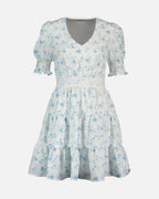 FLOYD Kjole Eloise V Daisy - Regatta Blue
