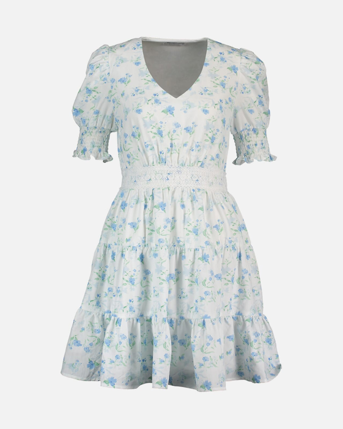 FLOYD Kjole Eloise V Daisy - Regatta Blue