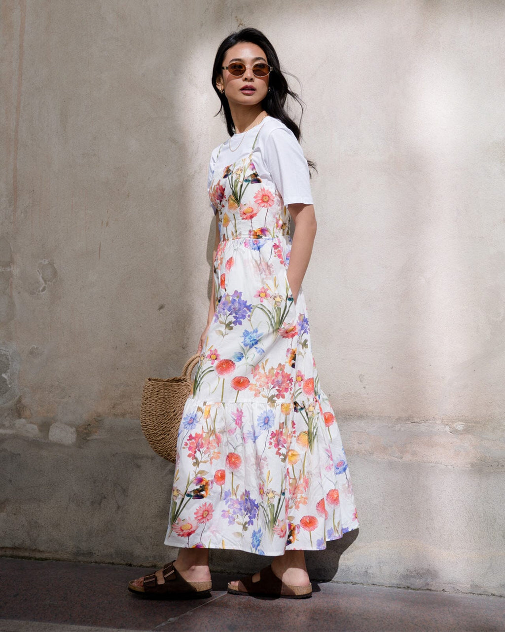 FLOYD Midikjole Brooklyn Fairy - Offwhite