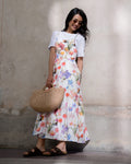 FLOYD Midikjole Brooklyn Fairy - Offwhite
