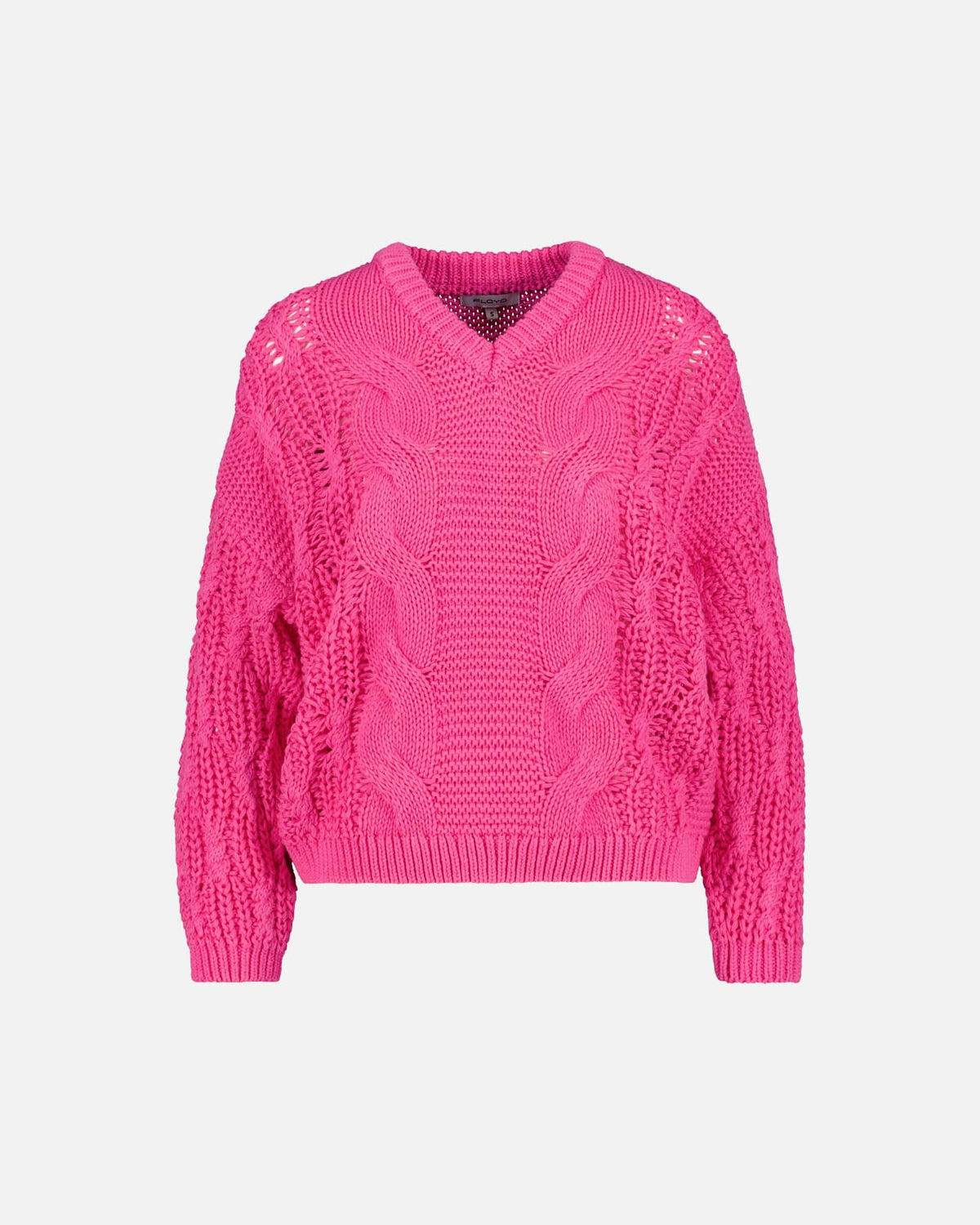FLOYD Strikkegenser Priscilla V - Pink Power