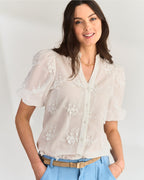 FLOYD Topp Leah -White