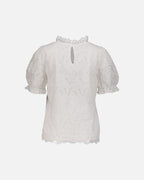 FLOYD Topp Pia Brodery - White