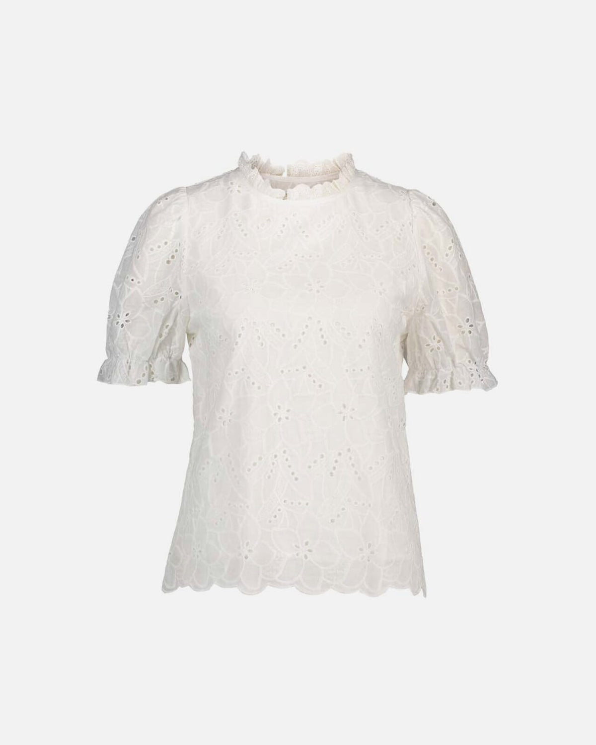 FLOYD Topp Pia Brodery - White