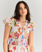 FLOYD Kjole Palma Fairy - Offwhite