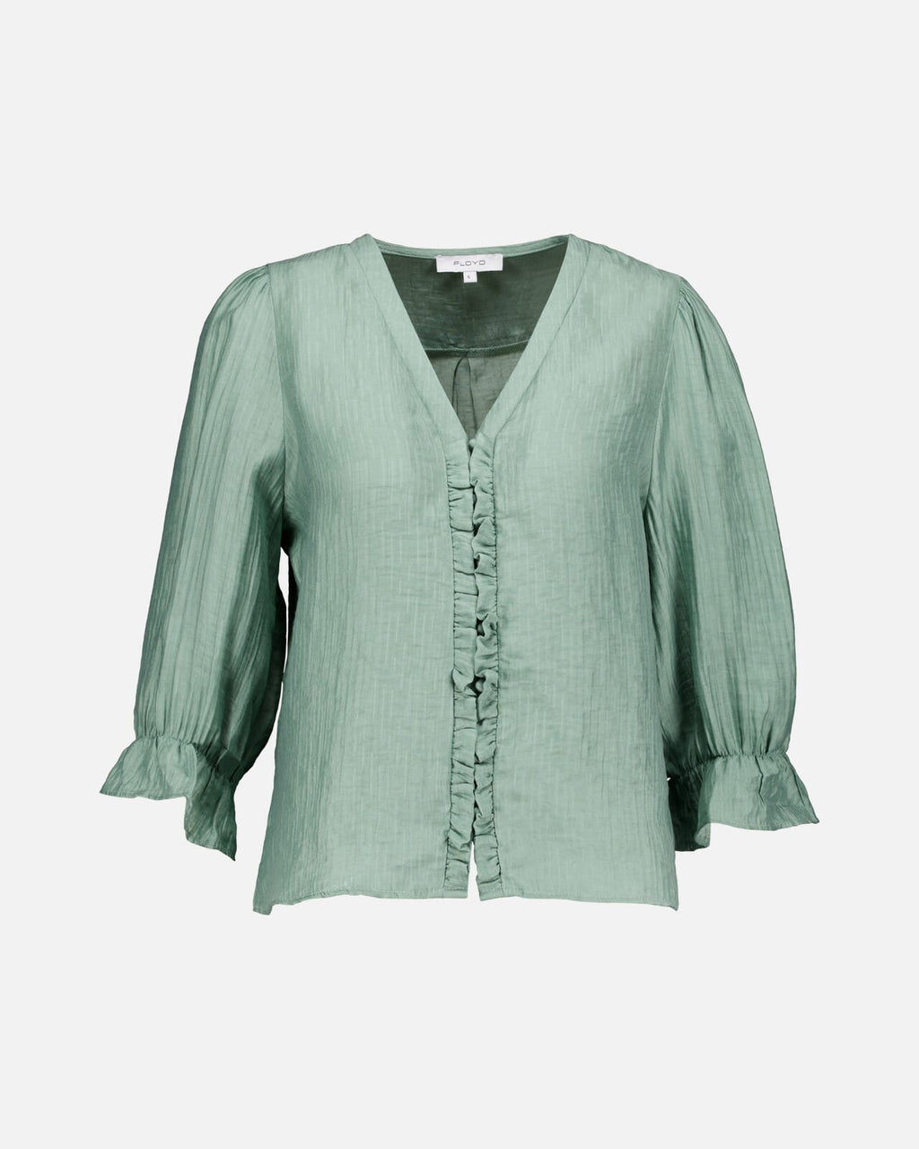 FLOYD Bluse Serena Wave - Dark Island Green