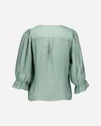 FLOYD Bluse Serena Wave - Dark Island Green