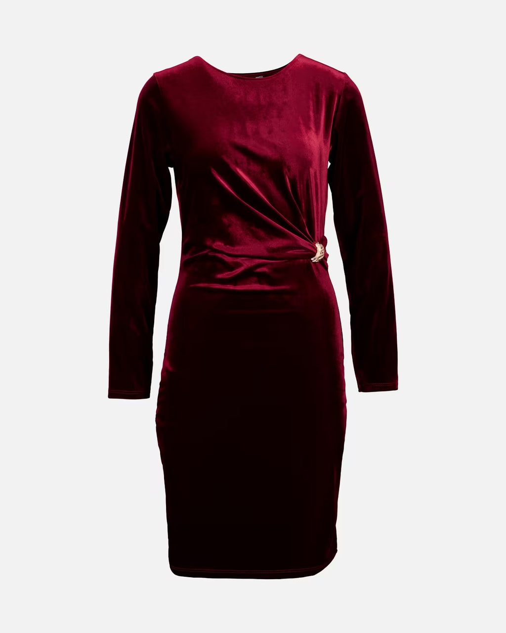 FLOYD Kjole Gloria Velvet - Bordeaux
