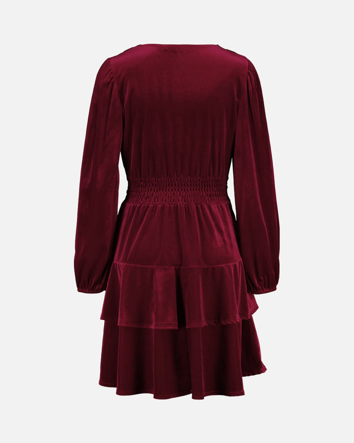 FLOYD Kjole Diane Velvet - Bordeaux
