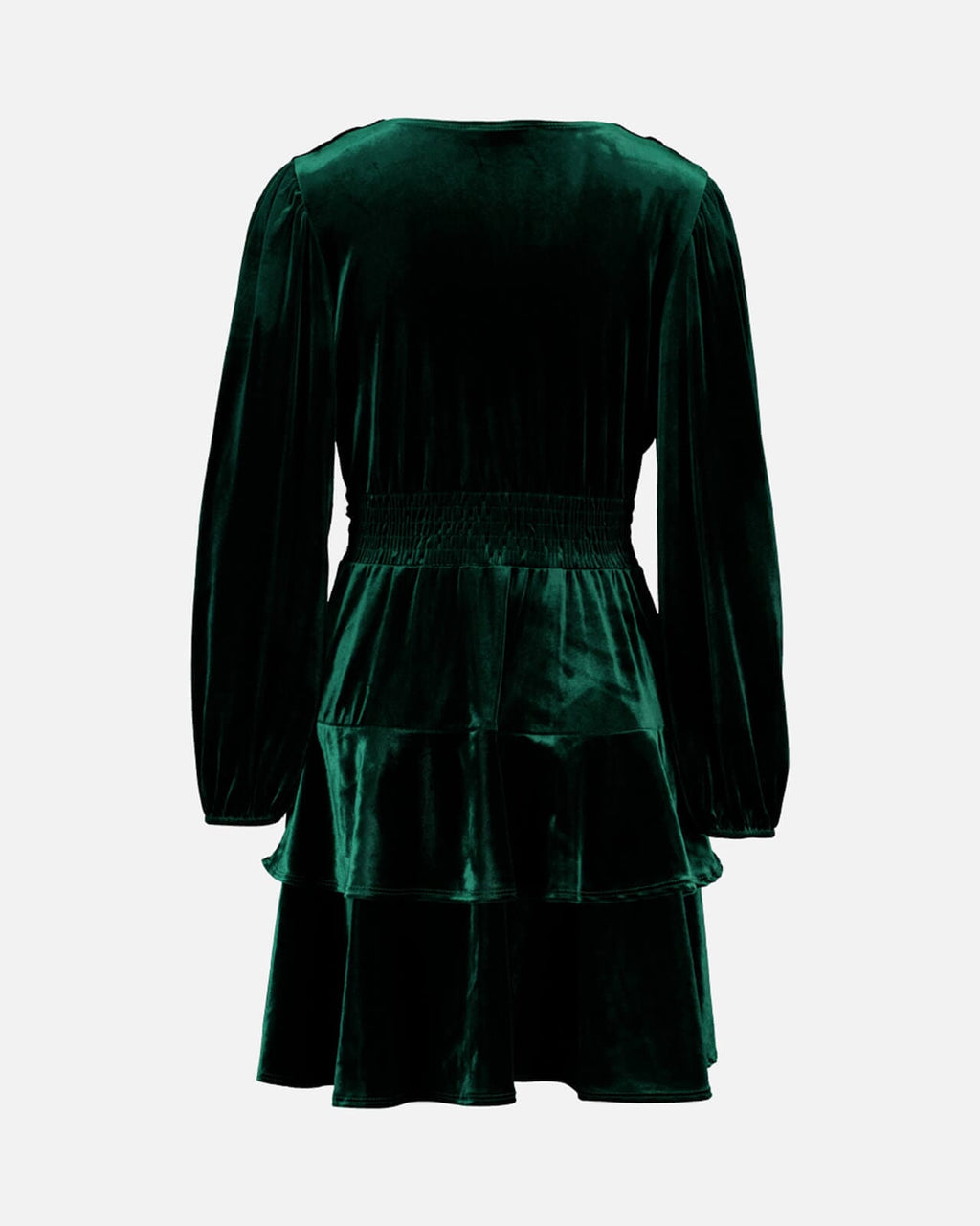 FLOYD Kjole Diane Velvet - Dark Green