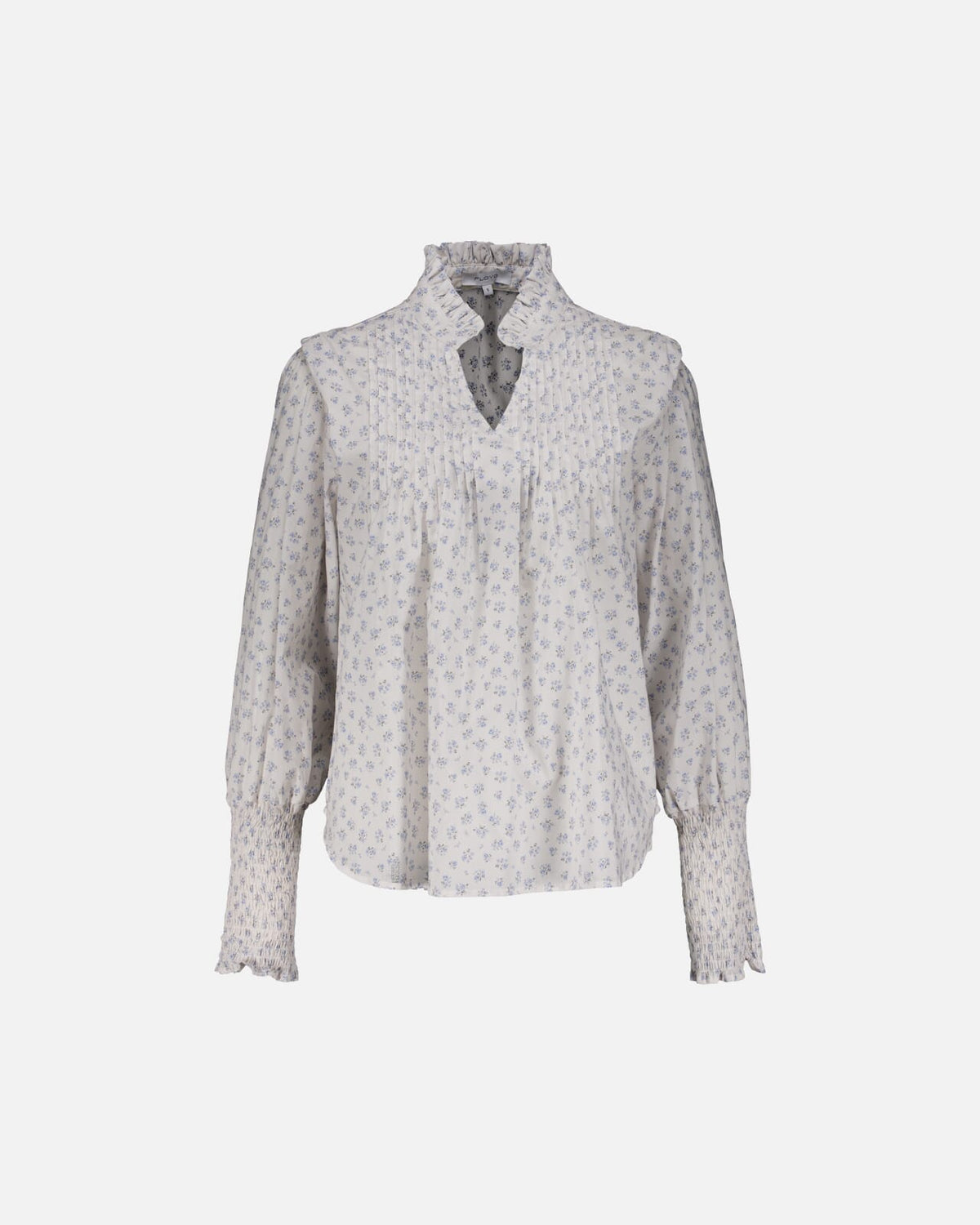 FLOYD Bluse Niki Flowery - Regatta Blue