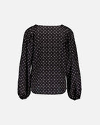 FLOYD Bluse Janita Polka Satin - Black