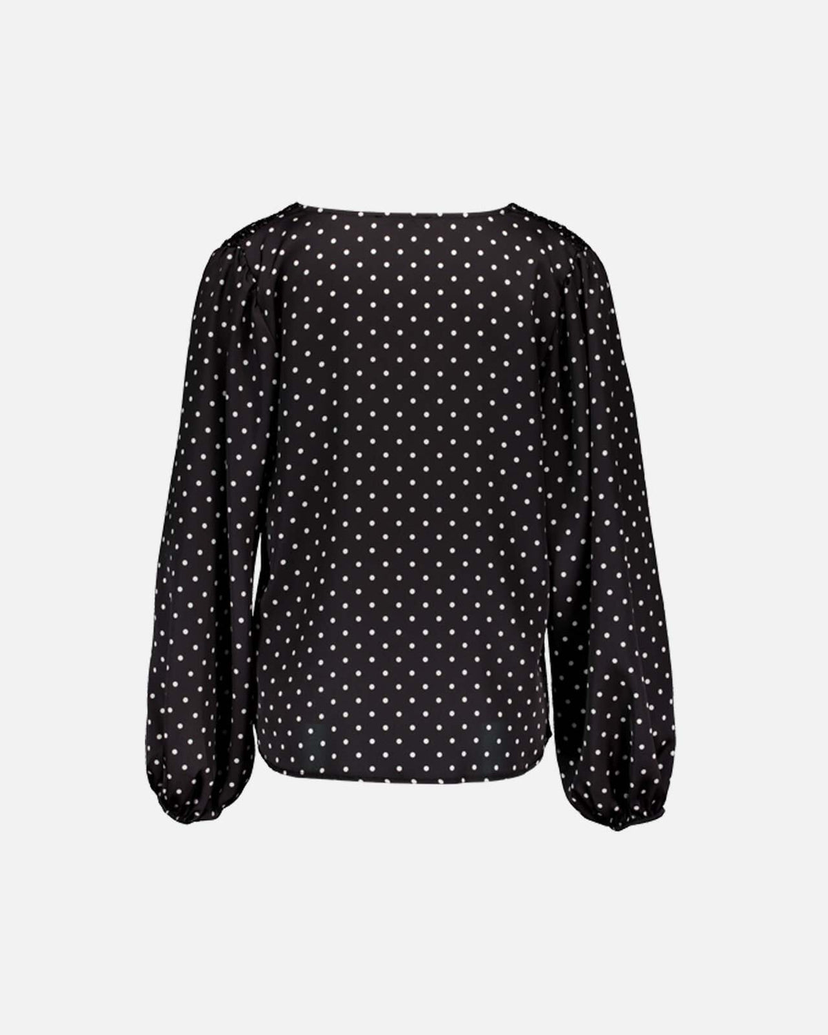 FLOYD Bluse Janita Polka Satin - Black