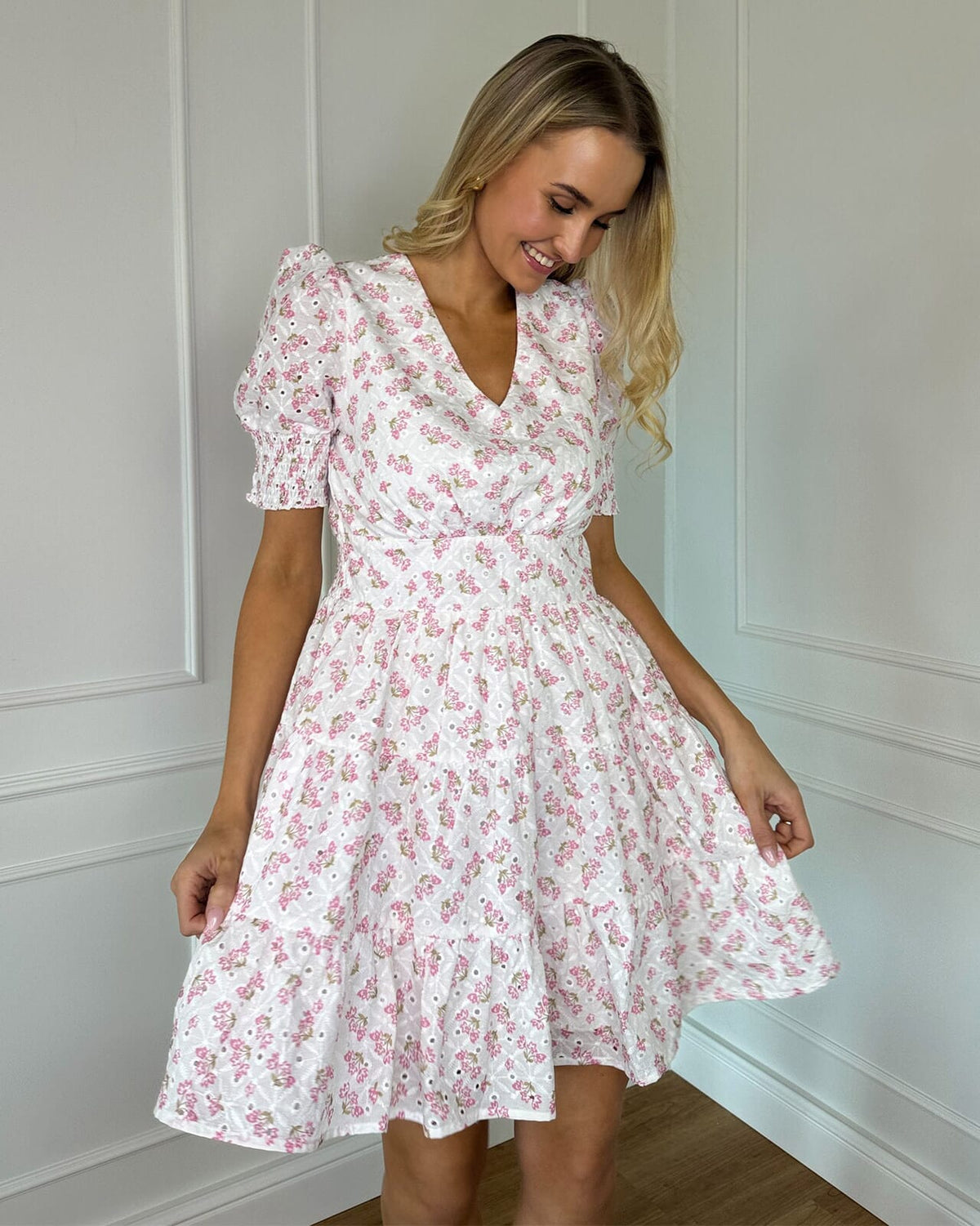 FLOYD Kjole Eloise Lie - Rose Petal