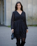 FLOYD Kjole Diane Polka - Black