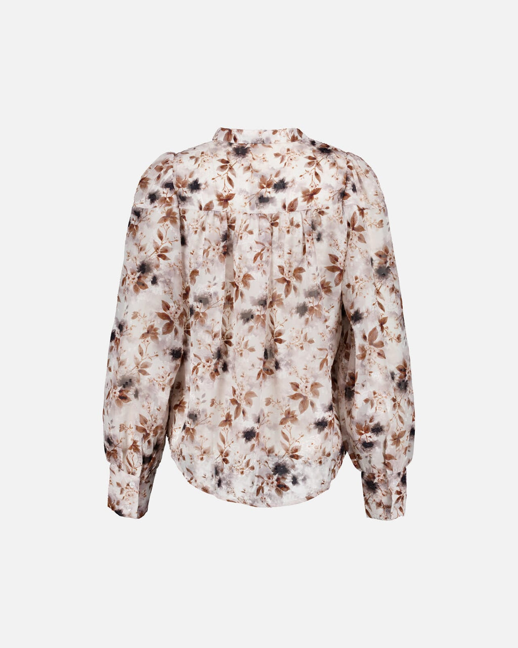FLOYD Bluse Olivia Umi - Offwhite/ Caramel
