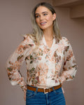 FLOYD Bluse Olivia Navina - Peach
