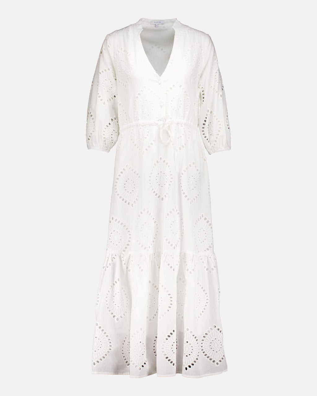 FLOYD Midikjole Lorena - Offwhite