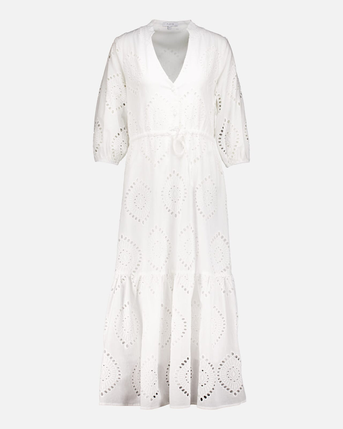 FLOYD Midikjole Lorena - Offwhite