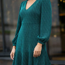 Kjole Cissy V LS Glitter