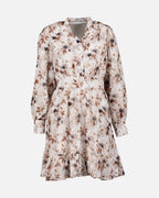 FLOYD Kjole Emelina Umi - Offwhite/ Caramel
