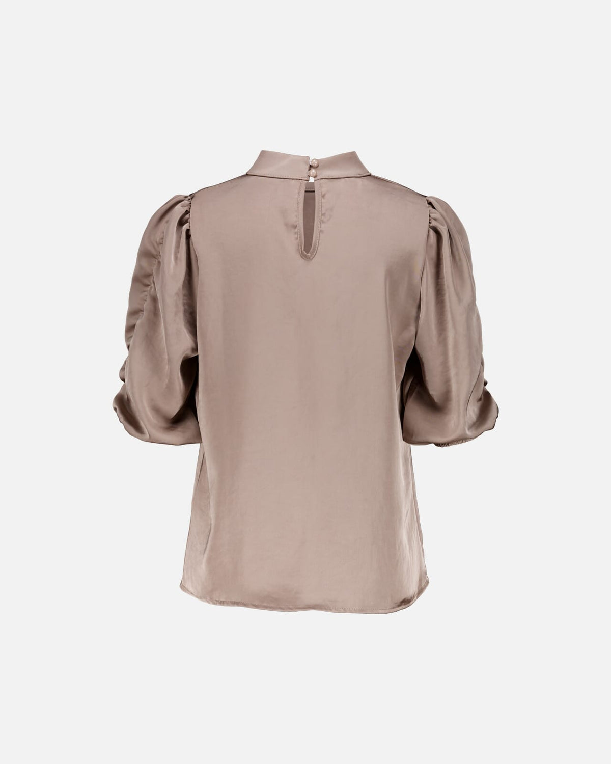 FLOYD Topp Emmeli Heavy Satin  - Light Taupe
