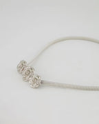 FLOYD Belte Flower - Silver