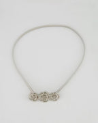 FLOYD Belte Flower - Silver