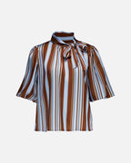 FLOYD Topp Corina Striped - Blue/ Brown