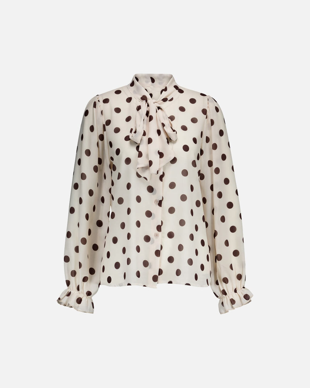 FLOYD Bluse Isara Polka - Beige/ Brown