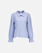 FLOYD Bluse Milan Linno - Light Blue
