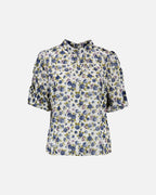 FLOYD Topp Emmeli Rosada - Offwhite/ Blue