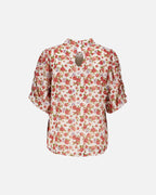 FLOYD Topp Emmeli Rosada - Offwhite/ Red