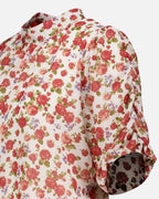 FLOYD Topp Emmeli Rosada - Offwhite/ Red