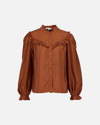 FLOYD Bluse Emaja Viscose - Brick