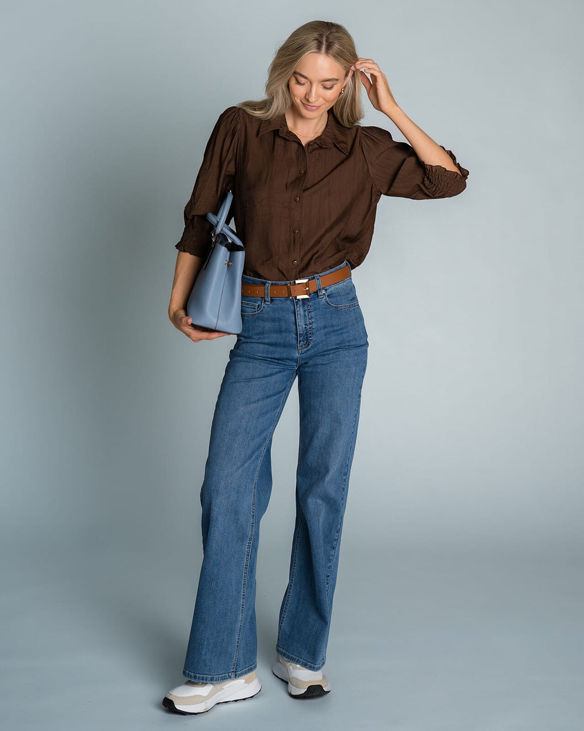 FLOYD Topp Coretta Uni - Brown