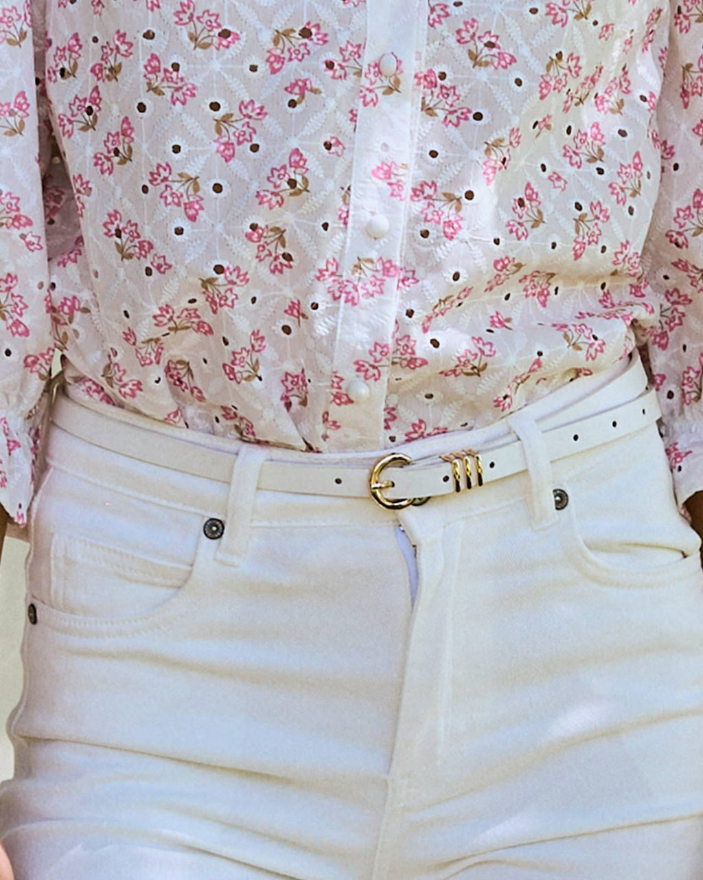 FLOYD Belte Essie - White
