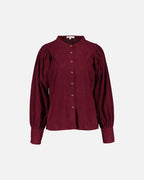 FLOYD Skjorte Abbi Cord - Deep Cherry