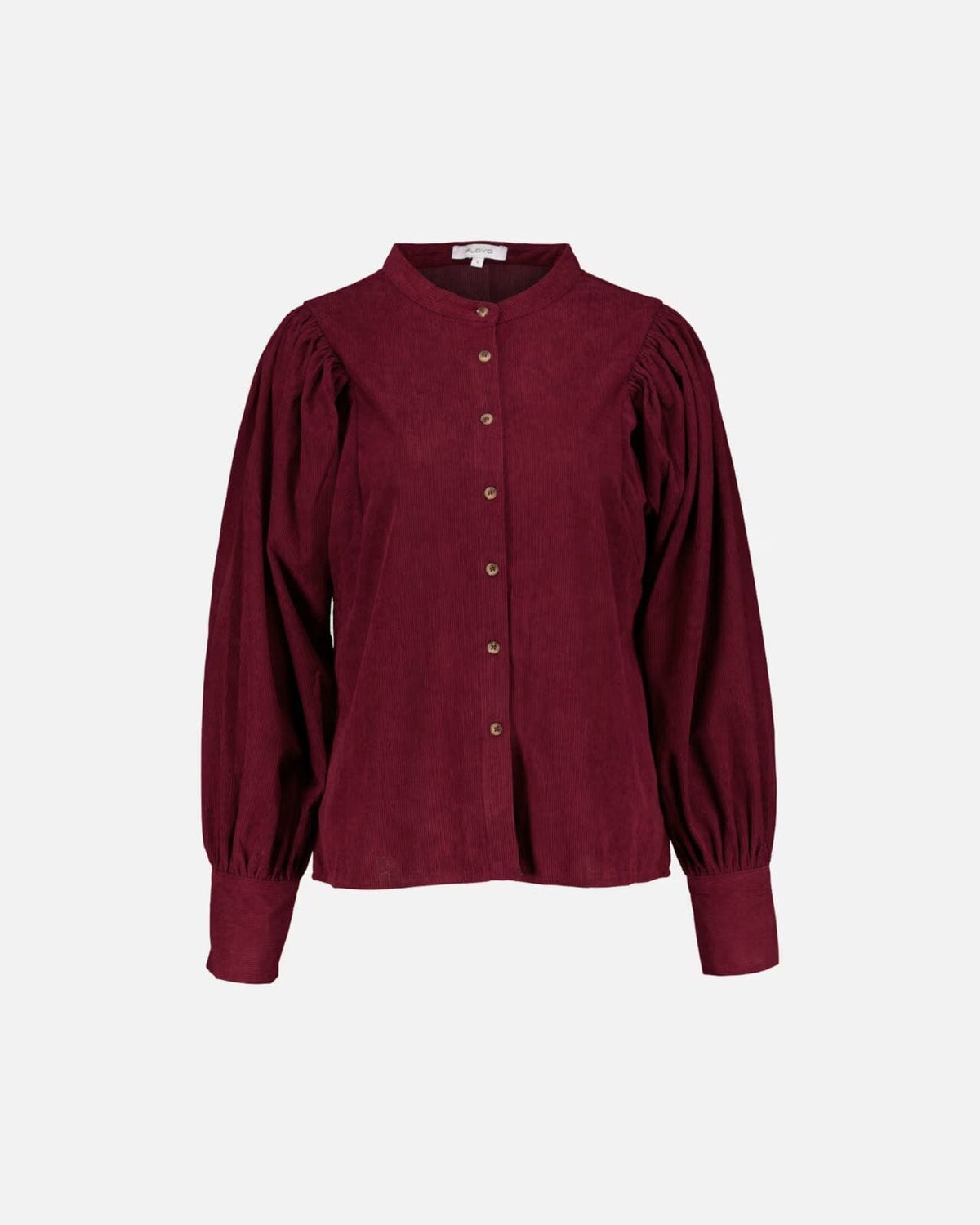FLOYD Skjorte Abbi Cord - Deep Cherry