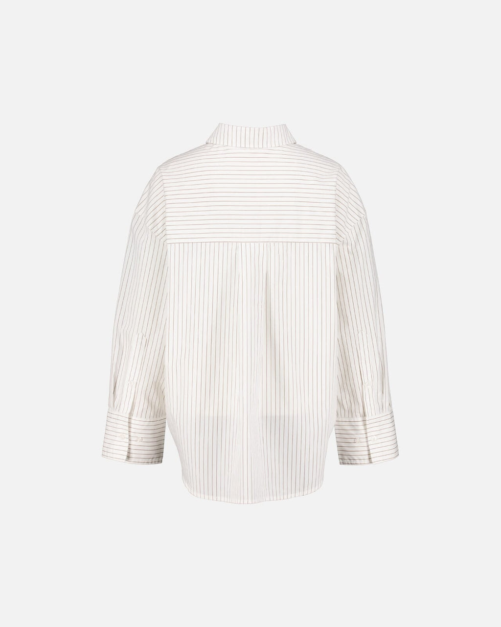 FLOYD Skjorte Bibi B Stripe - Offwhite/ Brown