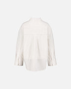 FLOYD Skjorte Bibi B Stripe - Offwhite/ Brown