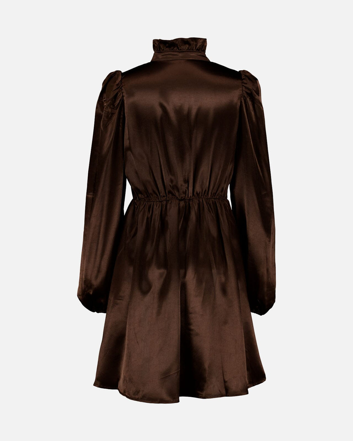 FLOYD Kjole Vanda Heavy Satin - Chocolate