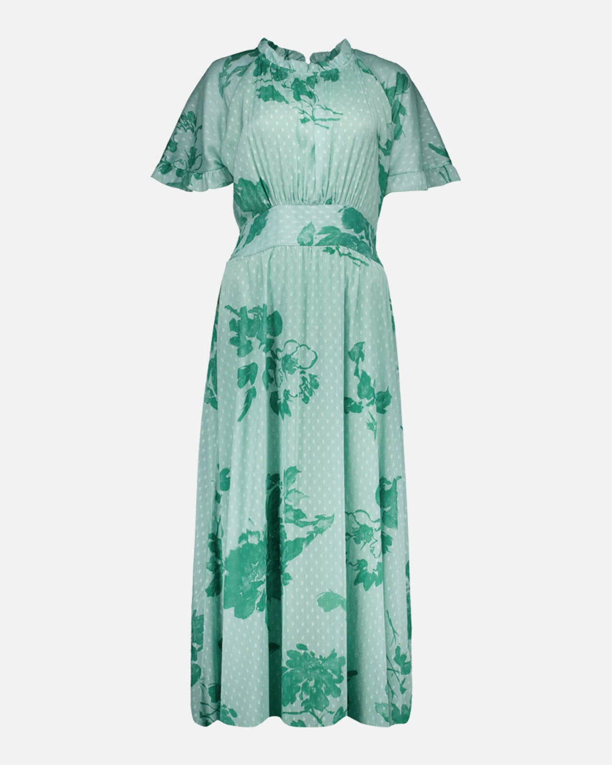 FLOYD Maxikjole Liane Magy - Island Green