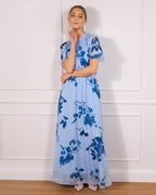 FLOYD Maxikjole Liane Magy - Regatta Blue