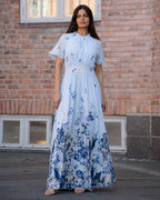 FLOYD Maxikjole Liane Albus - Light Blue/ Blue