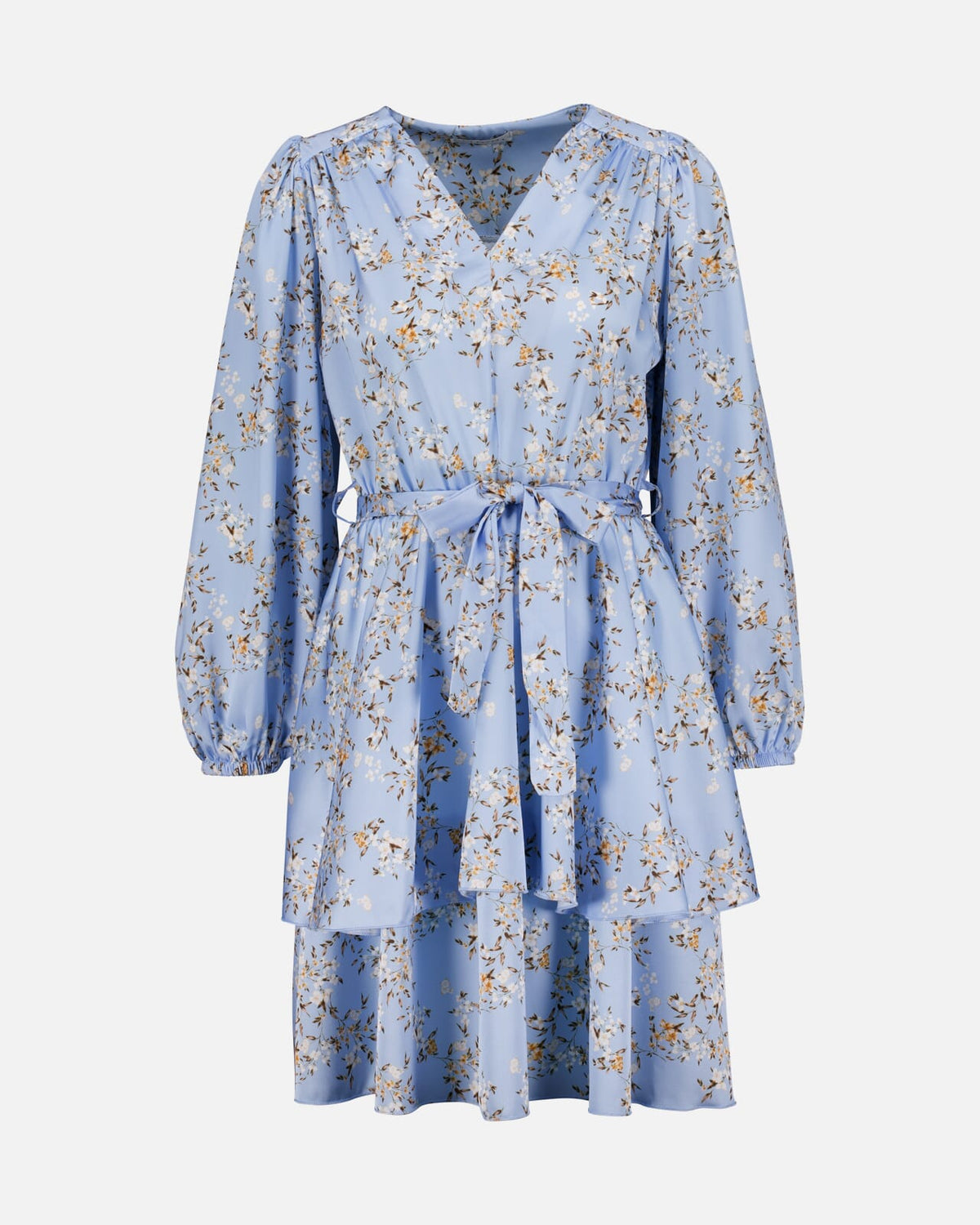 FLOYD Kjole Celest Linum - Light Blue