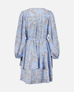 FLOYD Kjole Celest Linum - Light Blue