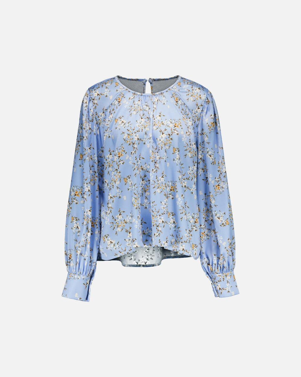 FLOYD Bluse Ebba Linum - Light Blue