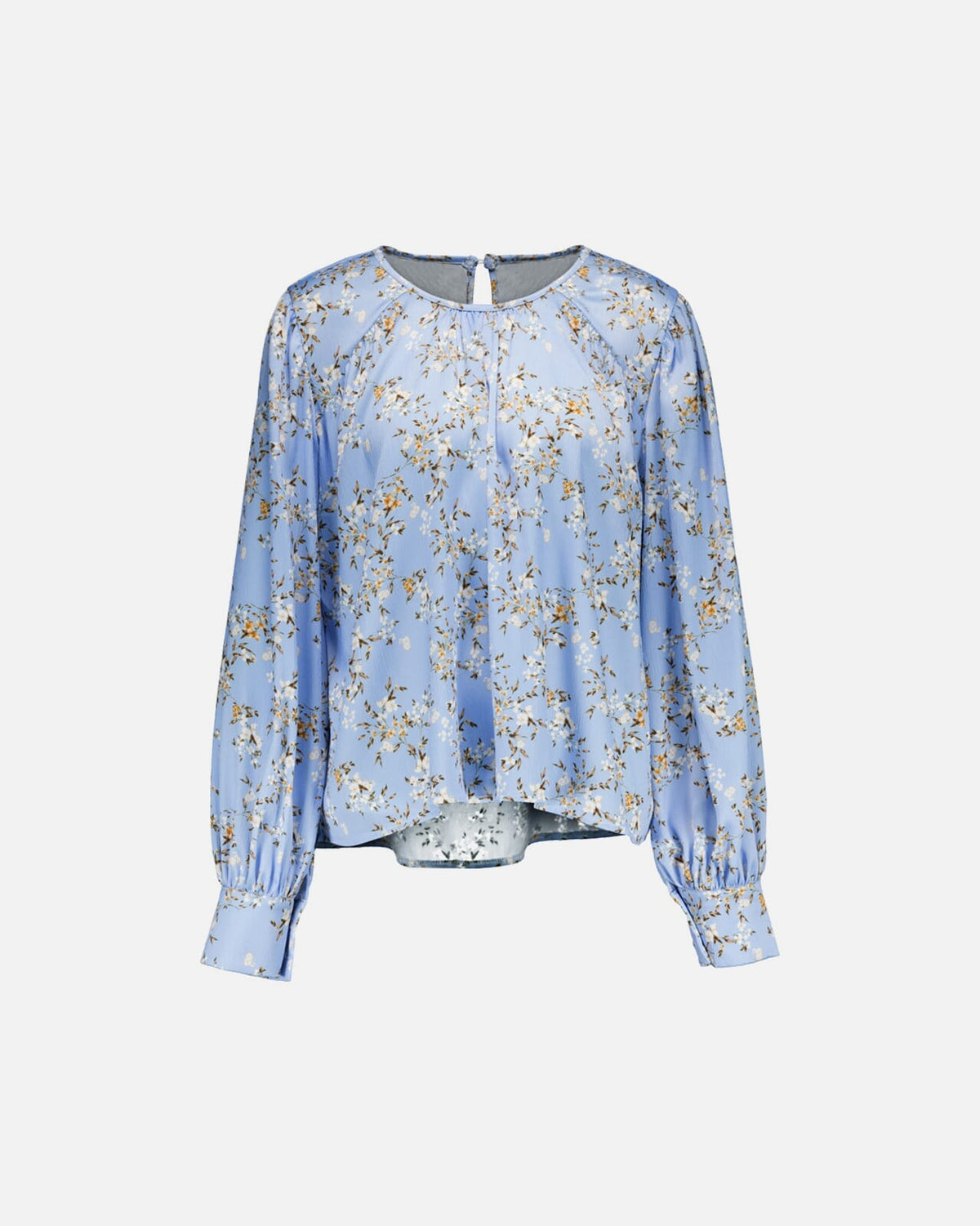 FLOYD Bluse Ebba Linum - Light Blue